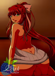 Page 1343 of Doki Doki Literature Club Collection - preview thumbnail