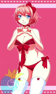 Page 1345 of Doki Doki Literature Club Collection - preview thumbnail