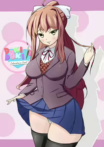 Page 1423 of Doki Doki Literature Club Collection - preview thumbnail