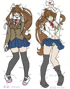 Page 1546 of Doki Doki Literature Club Collection - preview thumbnail