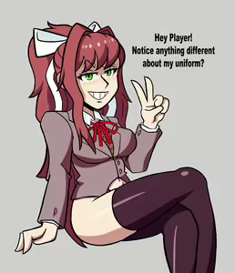 Page 1076 of Doki Doki Literature Club Collection - preview thumbnail