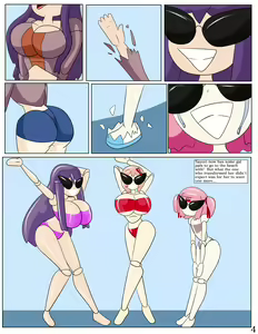 Page 1328 of Doki Doki Literature Club Collection - preview thumbnail