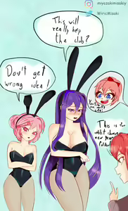 Page 703 of Doki Doki Literature Club Collection - preview thumbnail