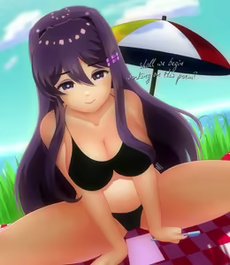 Page 1089 of Doki Doki Literature Club Collection - preview thumbnail