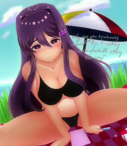 Page 1090 of Doki Doki Literature Club Collection - preview thumbnail