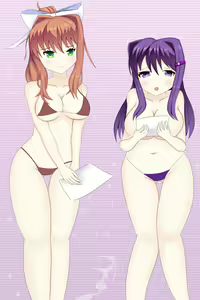 Page 1122 of Doki Doki Literature Club Collection - preview thumbnail