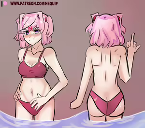 Page 1186 of Doki Doki Literature Club Collection - preview thumbnail