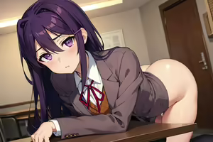 Page 1233 of Doki Doki Literature Club Collection - preview thumbnail