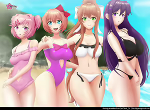 Page 1236 of Doki Doki Literature Club Collection - preview thumbnail