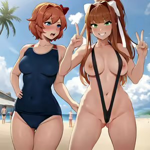 Page 1283 of Doki Doki Literature Club Collection - preview thumbnail