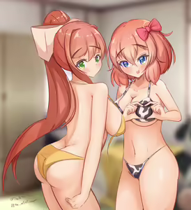 Page 1484 of Doki Doki Literature Club Collection - preview thumbnail
