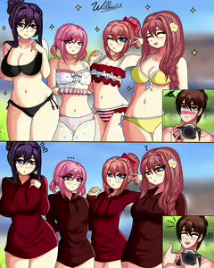 Page 662 of Doki Doki Literature Club Collection - preview thumbnail