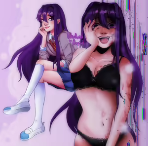 Page 896 of Doki Doki Literature Club Collection - preview thumbnail