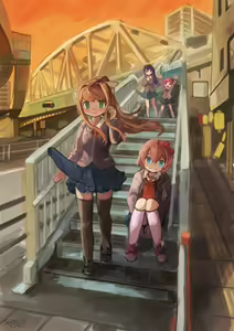 Page 1021 of Doki Doki Literature Club Collection - preview thumbnail