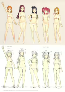 Page 207 of CHARACTER ILLUSTRATIONS SHOJOKISHIDAN 2008-2022 - preview thumbnail