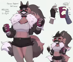 German Shep from Helluva Boss — hentai manga cover on Fhentai