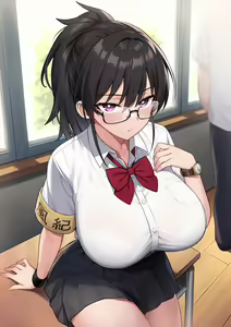 Page 2 of Atarashii Fuuki Iinchou ga Kyonyuu Sugiru Ken 2 (decensored) - preview thumbnail