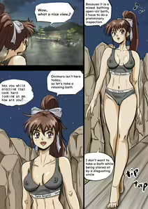 Page 4 of Miko seducing a man in a mixed bathing hot spring - preview thumbnail