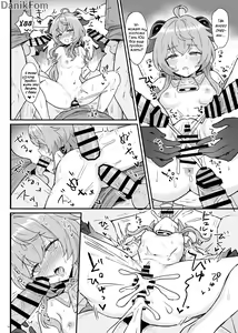 Page 17 of Ganyu-chan ga Shigoto to Seiyoku Shori o Otetsudai suru Hon. | Книга, в которой Гань Юй помогает с работой и либидо. - preview thumbnail