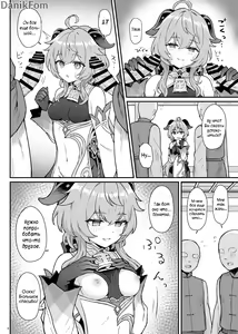 Page 9 of Ganyu-chan ga Shigoto to Seiyoku Shori o Otetsudai suru Hon. | Книга, в которой Гань Юй помогает с работой и либидо. - preview thumbnail