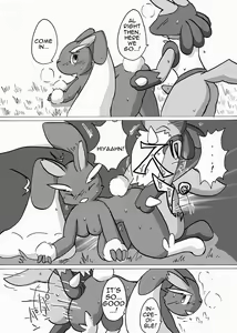 Page 12 of Lucario X Lopunny - preview thumbnail