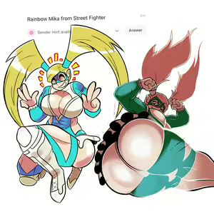 Page 529 of Street Fighter - Rainbow Mika - preview thumbnail