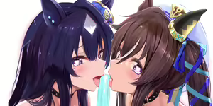 Double V blowjob — hentai manga cover on Fhentai