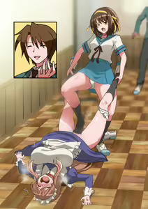 Page 834 of Suzumiya Haruhi no Botsuraku - preview thumbnail