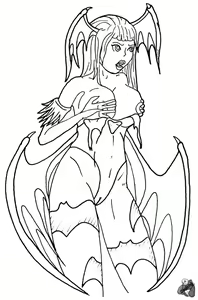 Page 1310 of Darkstalkers - Morrigan Aensland - preview thumbnail