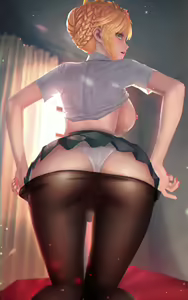 Page 124 of Fate/GO Lancer Artoria - preview thumbnail