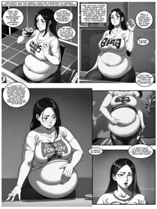Page 4 of DeviantArt - Eva weight gain comic - - preview thumbnail