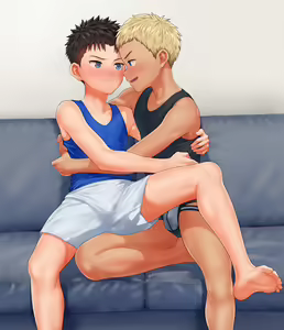Kamin / Fuji - Boys in Love by 不二もどき — hentai manga cover on Fhentai