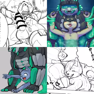 C22H20O13 - Goo Tanuki having fun with boys - hentai manga cover image