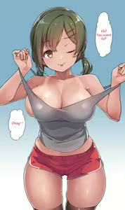 Hiyake Asapai no Ko no Ecchi na Yatsu | Sex with a tanned girl with big boobs — hentai manga cover on Fhentai