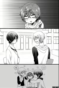 Page 51 of Nonke dakedo Moteo Futari ni Semerarete Hatsu Ana o Sasagemashita - preview thumbnail