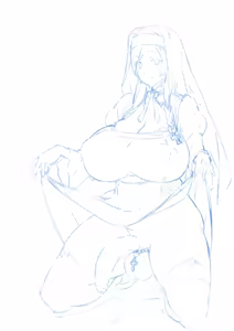 Page 49 of stitching sketches | Uno Makoto - preview thumbnail