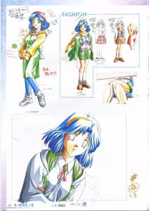 Page 107 of 真?瑠璃色の雪～ふりむけば隣に～ 設定原画集 - preview thumbnail