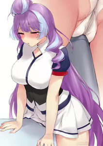 Page 8 of Kadoona Shiteru Mikumo-chan | Mikumo-chan masturbating with a table corner - preview thumbnail