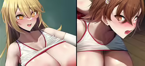 Shokuhou Misaki to Misaka Mikoto no Futanari Etchi — hentai manga cover on Fhentai