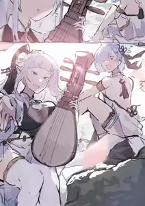 Page 8 of Subaru x Emilia and Rem - preview thumbnail