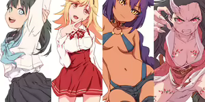 Page 276 of Anime Parody - shuumatsu no harem - preview thumbnail