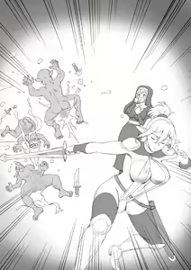 Page 19 of Futanari Elf Senshi to Bakunyuu Sister Himitsu no Zange-shitsu~ - preview thumbnail