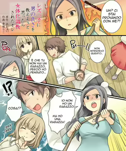 Page 2 of Leskko ni Otoko no Yosa o Oshieyou to Shitara Nyotaika Choukyou Sareta Ore | Un Tiro Mancino (decensored) - preview thumbnail