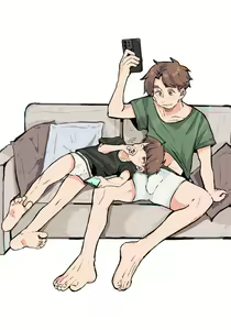 Brothers Bored - hentai manga cover image