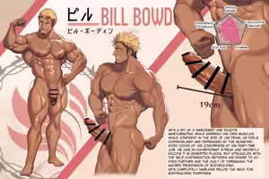 Page 7 of Kyara Settei - Muscle Cafe-hen | Character Setting - Muscle Cafe Edition - preview thumbnail
