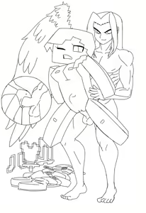 Page 9 of Sephiroth and Alex - preview thumbnail
