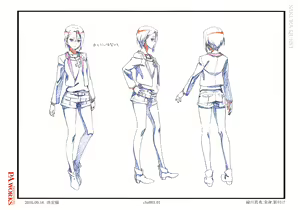 Page 22 of Sakura Quest Settei - preview thumbnail