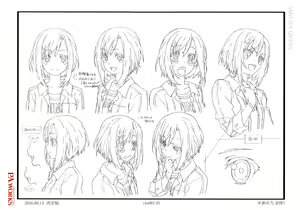 Page 3 of Sakura Quest Settei - preview thumbnail