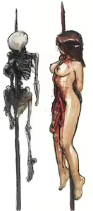 Page 58 of Impalement-A selection of color drawings - preview thumbnail