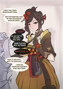 Chiori - "Missed Deadline" — hentai manga cover on Fhentai